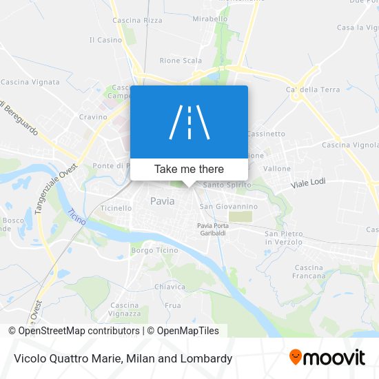 Vicolo Quattro Marie map