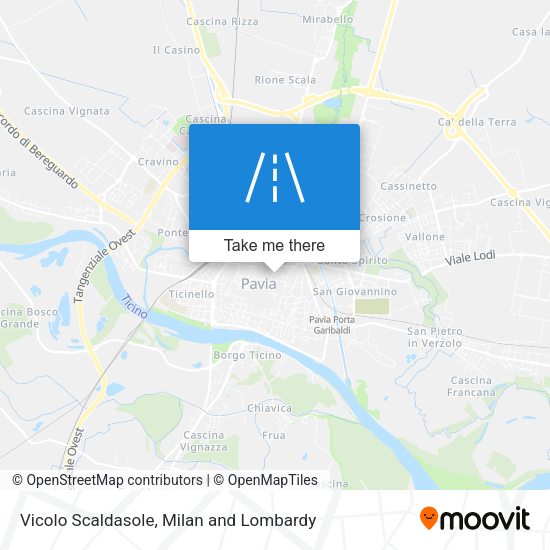 Vicolo Scaldasole map