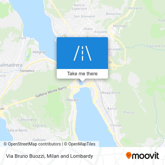 Via Bruno Buozzi map