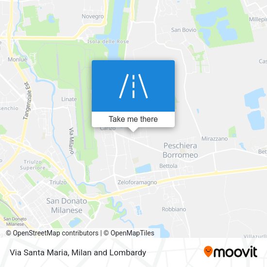 Via Santa Maria map