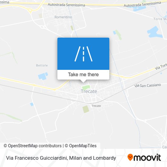 Via Francesco Guicciardini map
