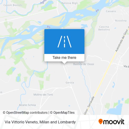 Via Vittorio Veneto map