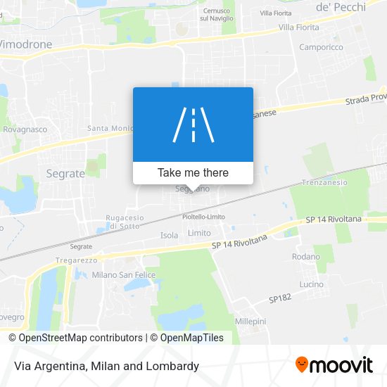 Via Argentina map