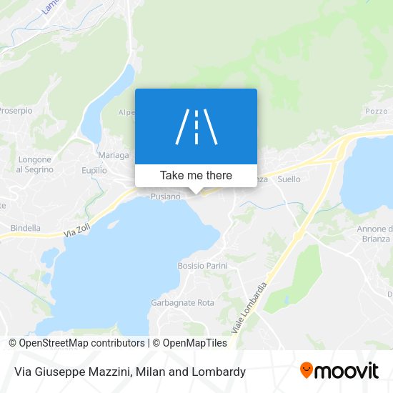 Via Giuseppe Mazzini map