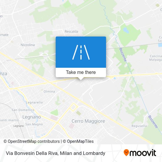 Via Bonvesin Della Riva map