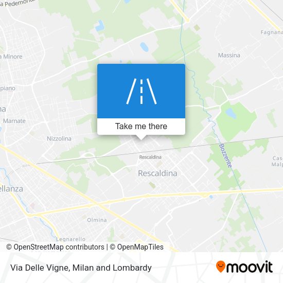 Via Delle Vigne map