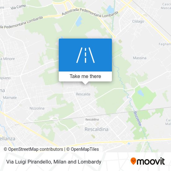 Via Luigi Pirandello map