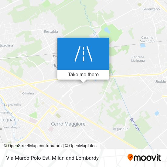 Via Marco Polo Est map