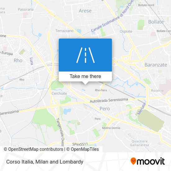 Corso Italia map