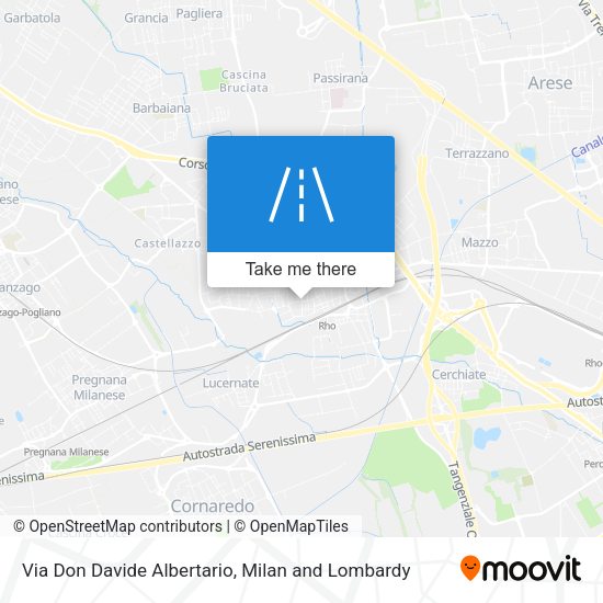 Via Don Davide Albertario map