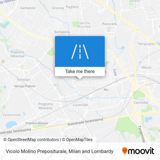 Vicolo Molino Prepositurale map