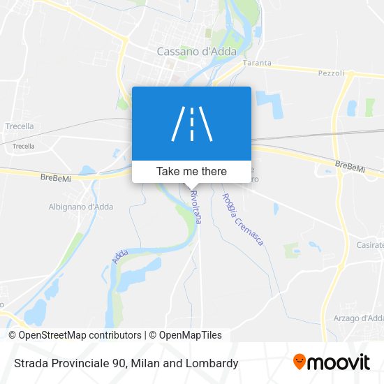 Strada Provinciale 90 map