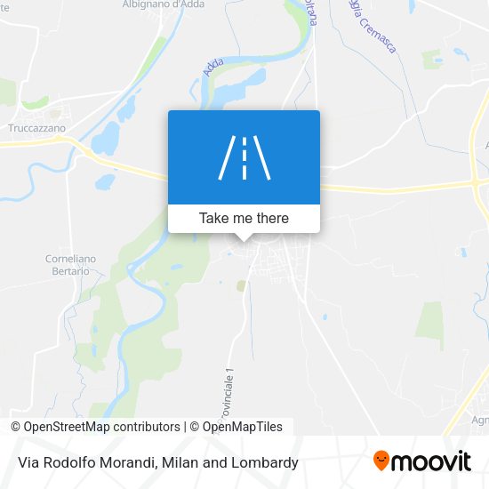 Via Rodolfo Morandi map