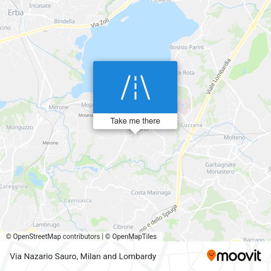 Via Nazario Sauro map