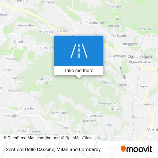 Sentiero Delle Cascine map