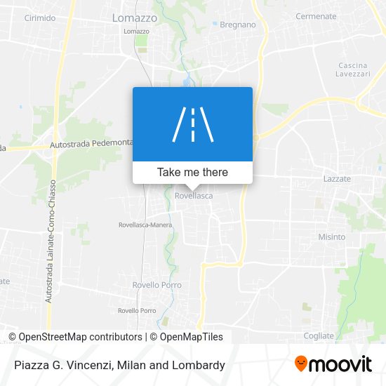 Piazza G. Vincenzi map
