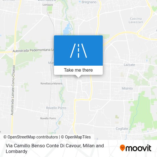 Via Camillo Benso Conte Di Cavour map
