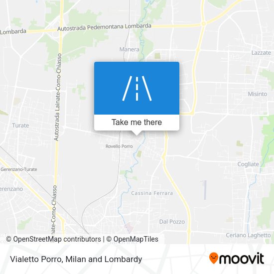 Vialetto Porro map