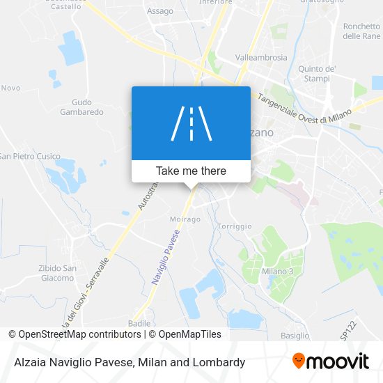 Alzaia Naviglio Pavese map