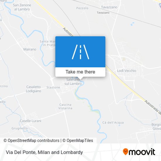 Via Del Ponte map