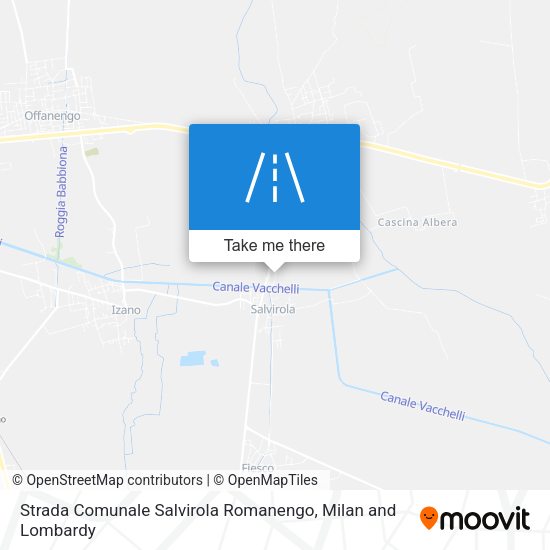 Strada Comunale Salvirola Romanengo map