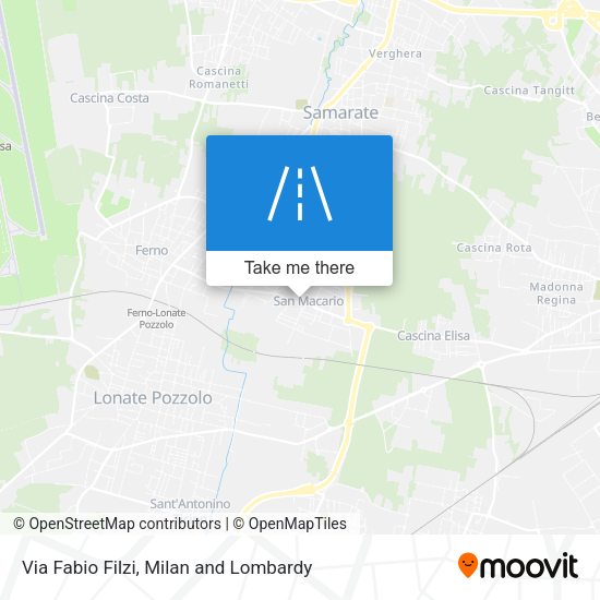 Via Fabio Filzi map