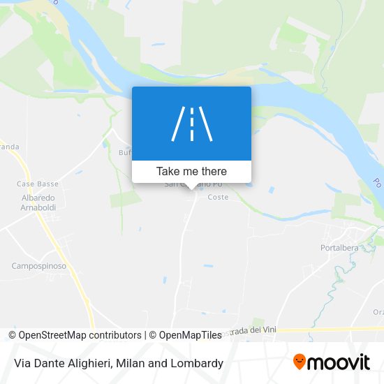 Via Dante Alighieri map