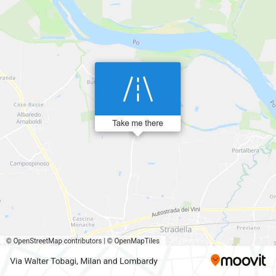 Via Walter Tobagi map