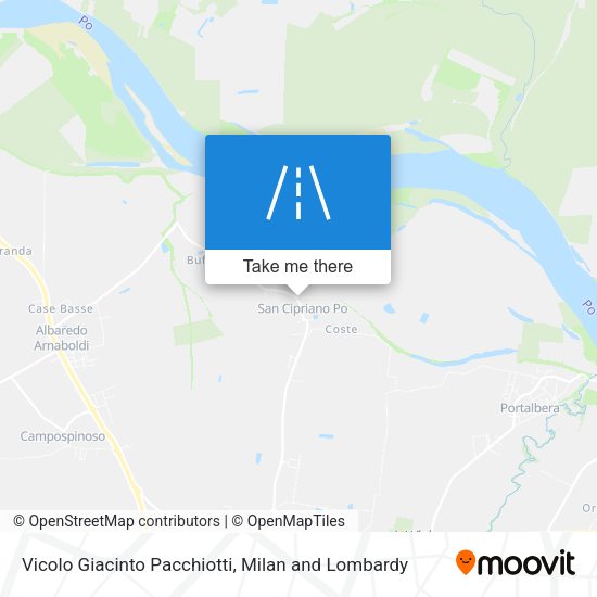 Vicolo Giacinto Pacchiotti map