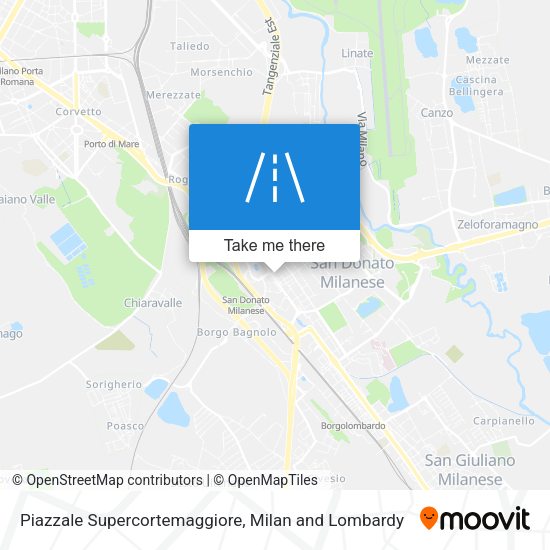 Piazzale Supercortemaggiore map