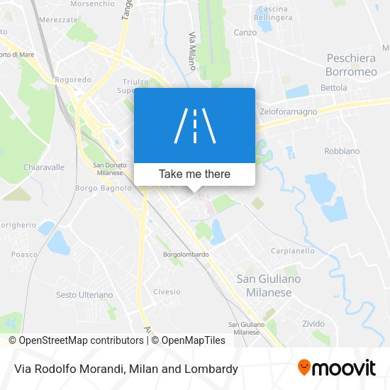 Via Rodolfo Morandi map