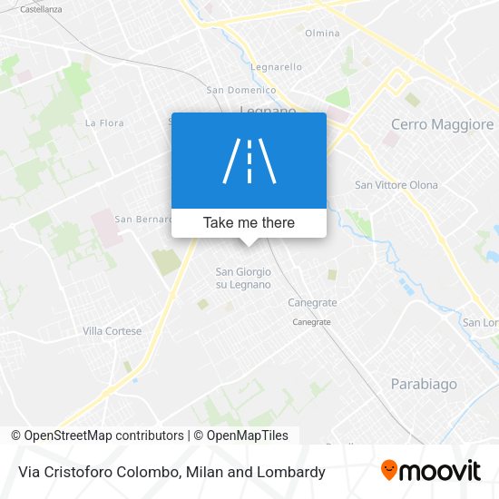 Via Cristoforo Colombo map