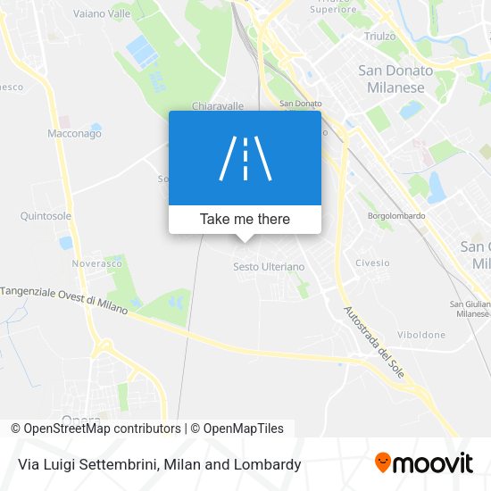 Via Luigi Settembrini map