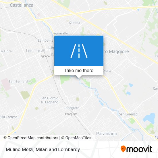 Mulino Melzi map