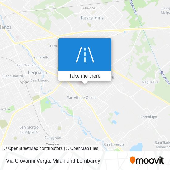 Via Giovanni Verga map