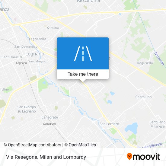 Via Resegone map