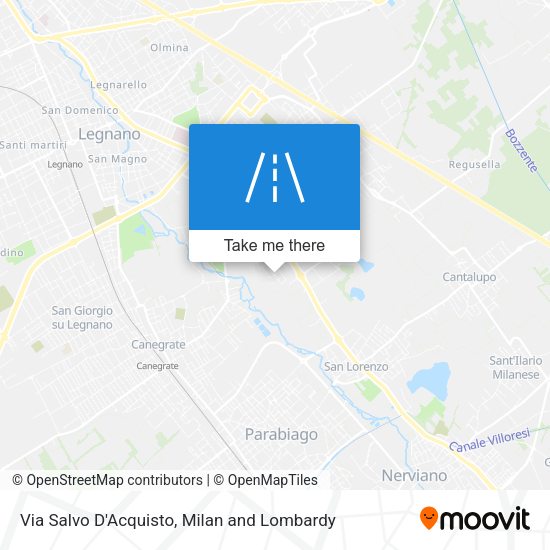 Via Salvo D'Acquisto map