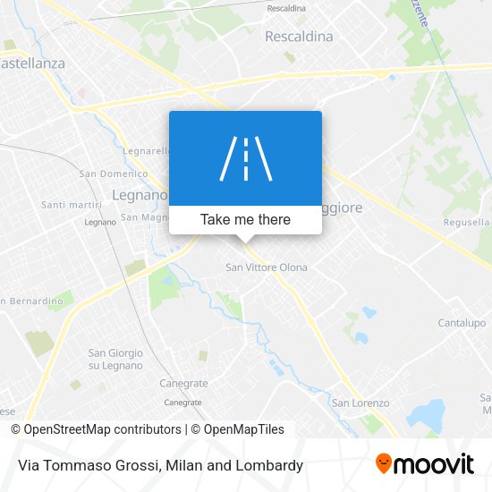 Via Tommaso Grossi map