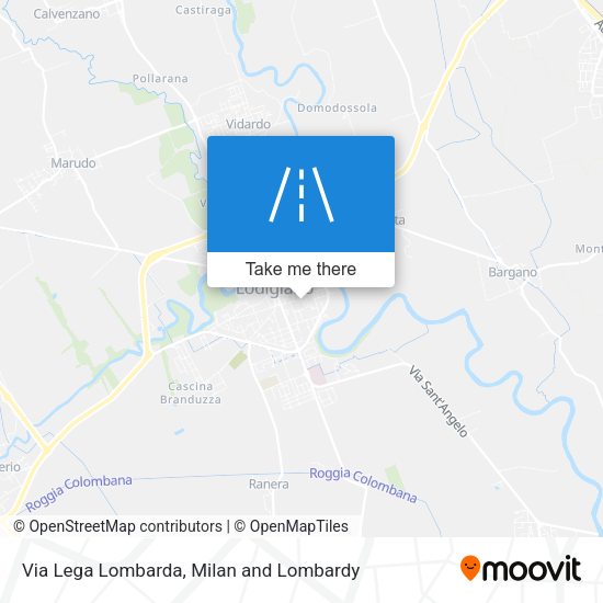 Via Lega Lombarda map