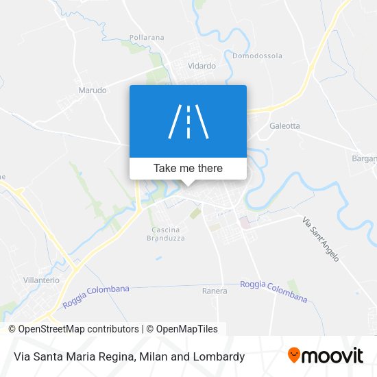 Via Santa Maria Regina map
