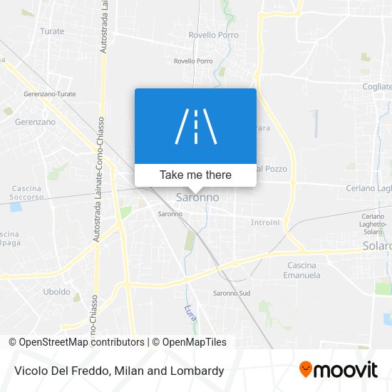 Vicolo Del Freddo map