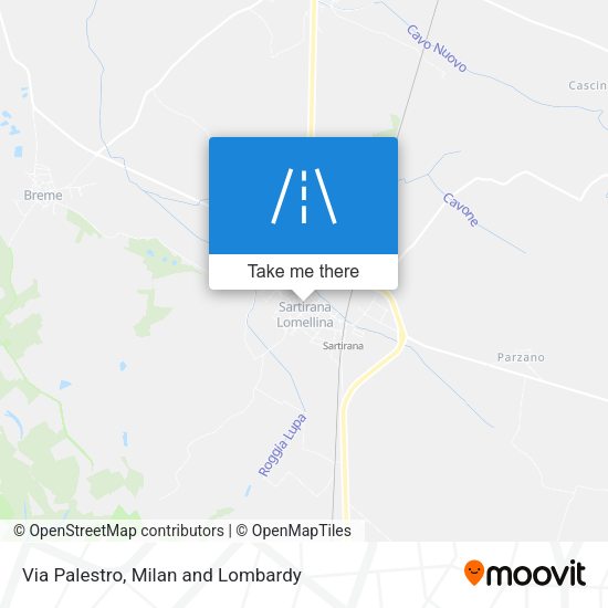 Via Palestro map
