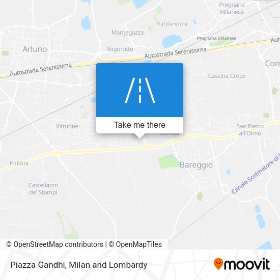 Piazza Gandhi map