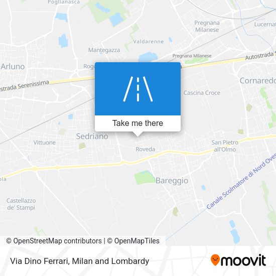 Via Dino Ferrari map