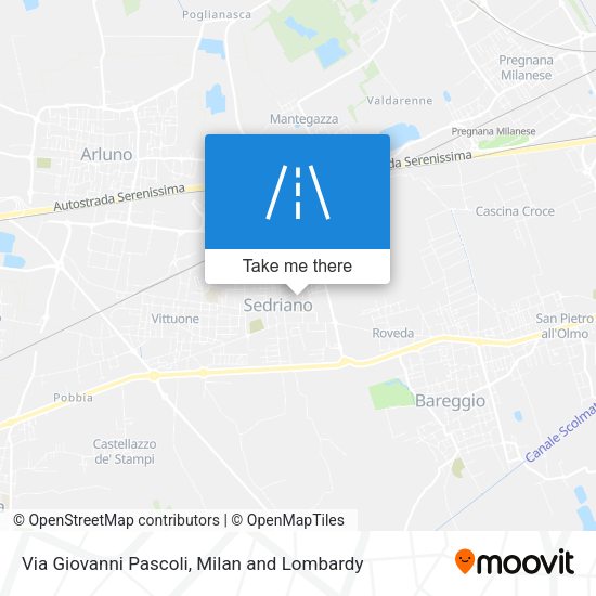 Via Giovanni Pascoli map