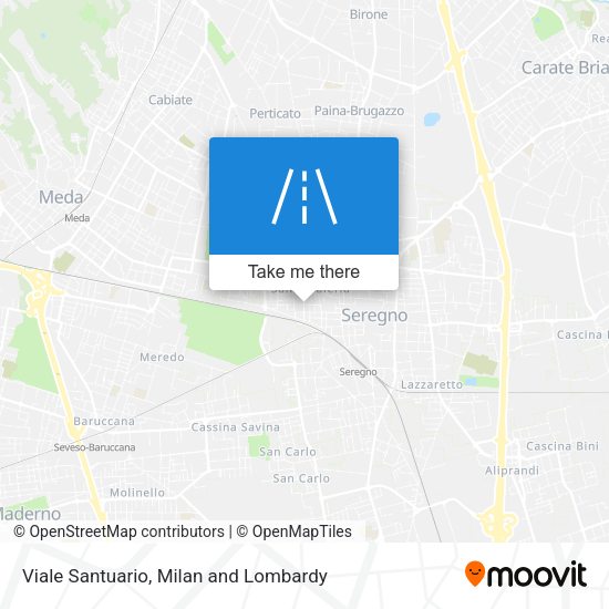 Viale Santuario map