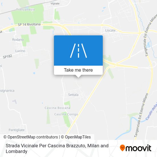 Strada Vicinale Per Cascina Brazzuto map