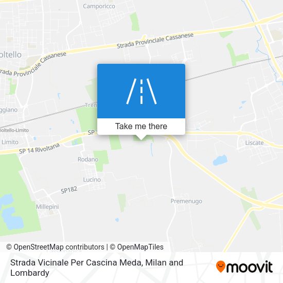 Strada Vicinale Per Cascina Meda map