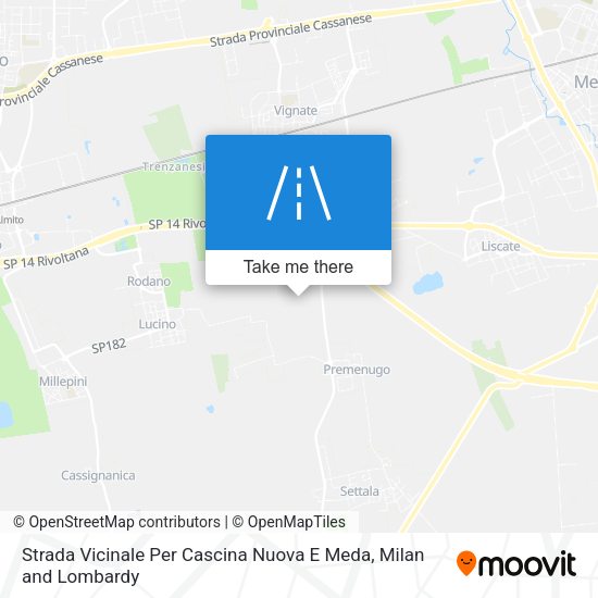 Strada Vicinale Per Cascina Nuova E Meda map
