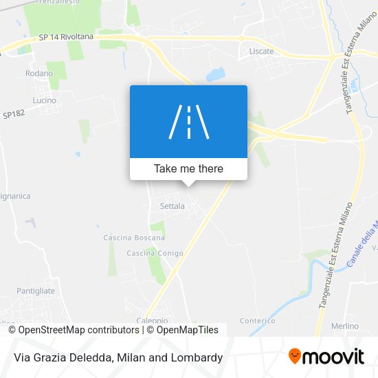 Via Grazia Deledda map